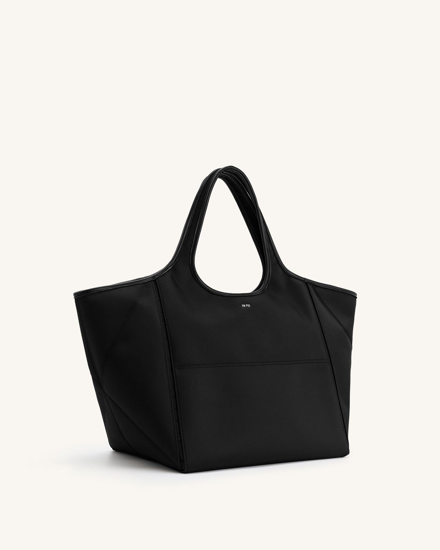 Eliana Naylon Tote Çanta - Siyah