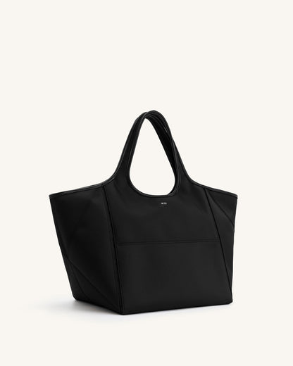 Eliana Naylon Tote Çanta - Siyah