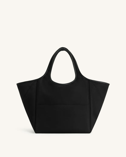 Eliana Naylon Tote Çanta - Siyah