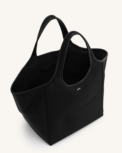 Eliana Naylon Tote Çanta - Siyah