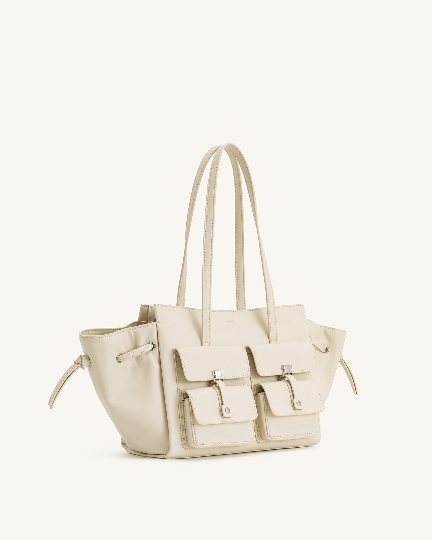 Linda Tote Çanta - Beyaz
