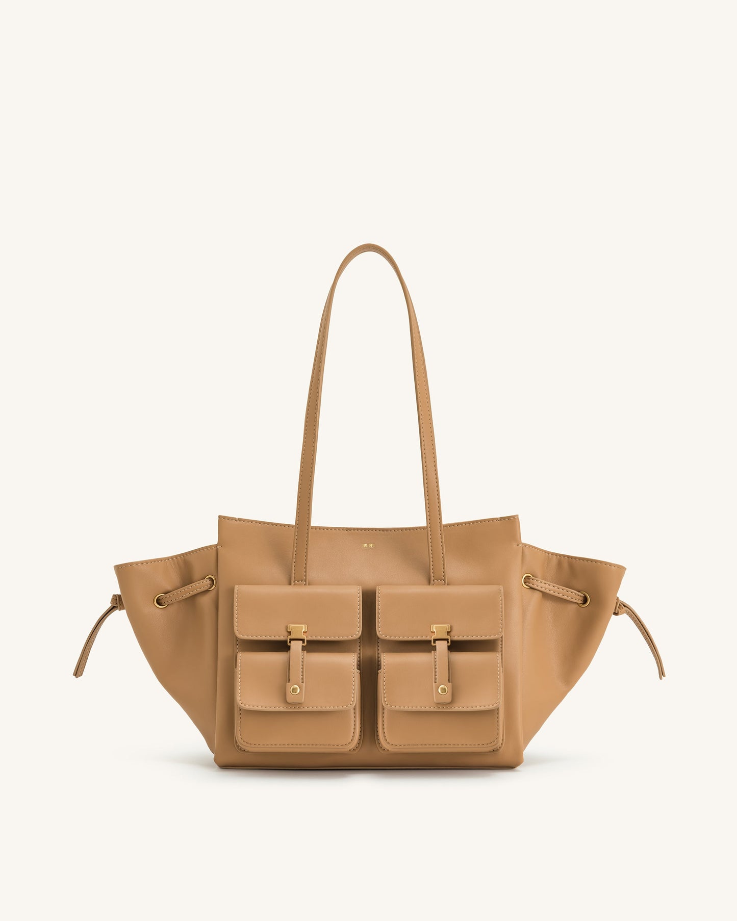 Linda Tote Çanta - Latte Rengi Renk