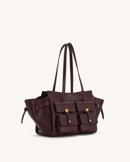 Linda Tote Çanta - Derin Bordo