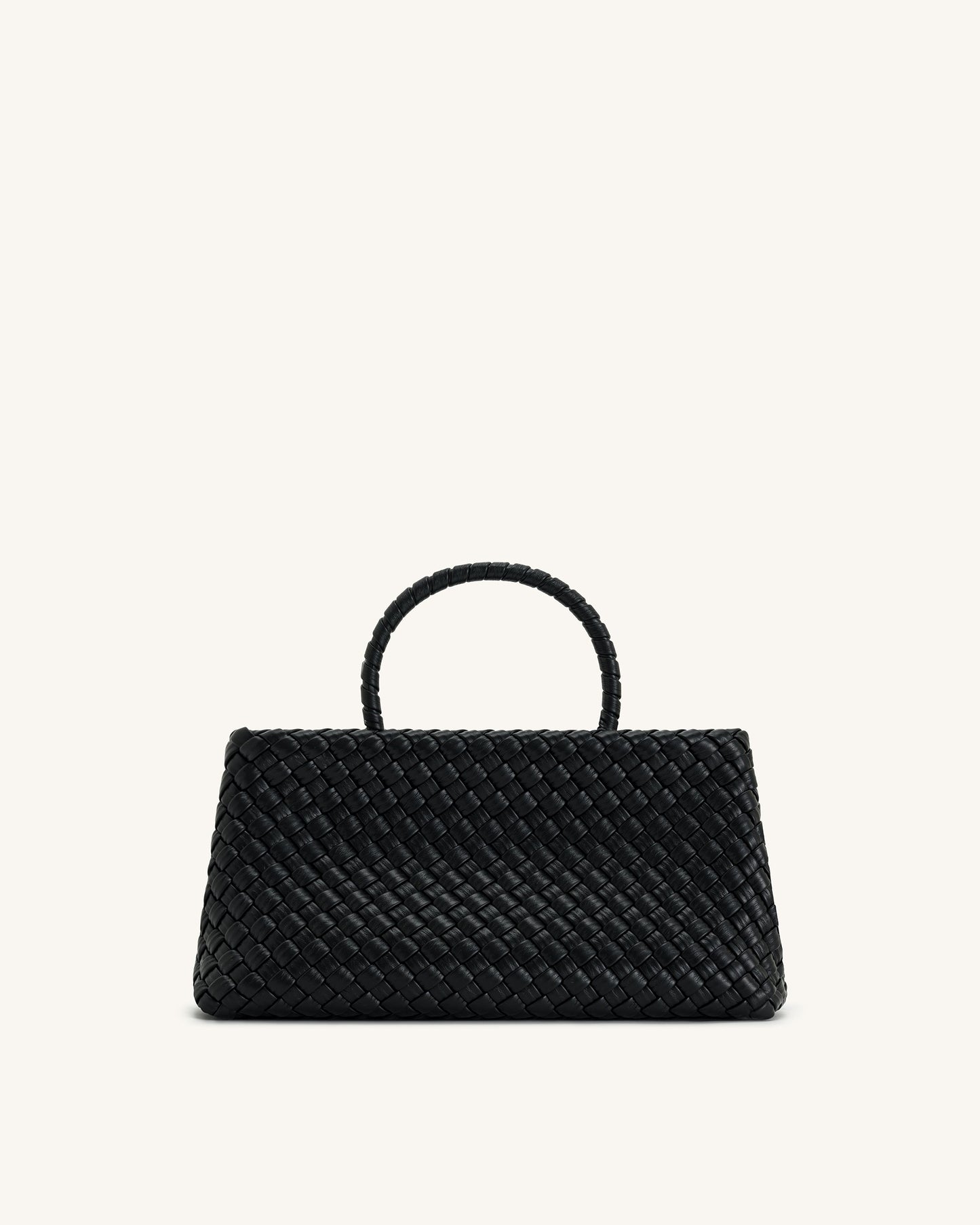 Elora Dokuma Tote Çanta - Siyah