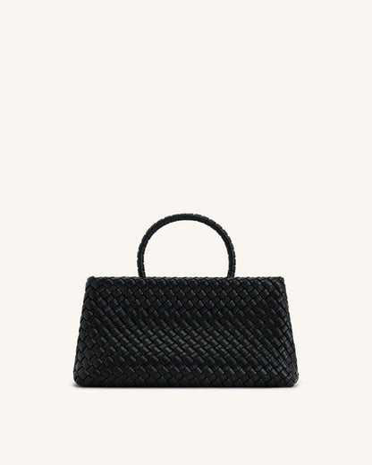 Elora Dokuma Tote Çanta - Siyah