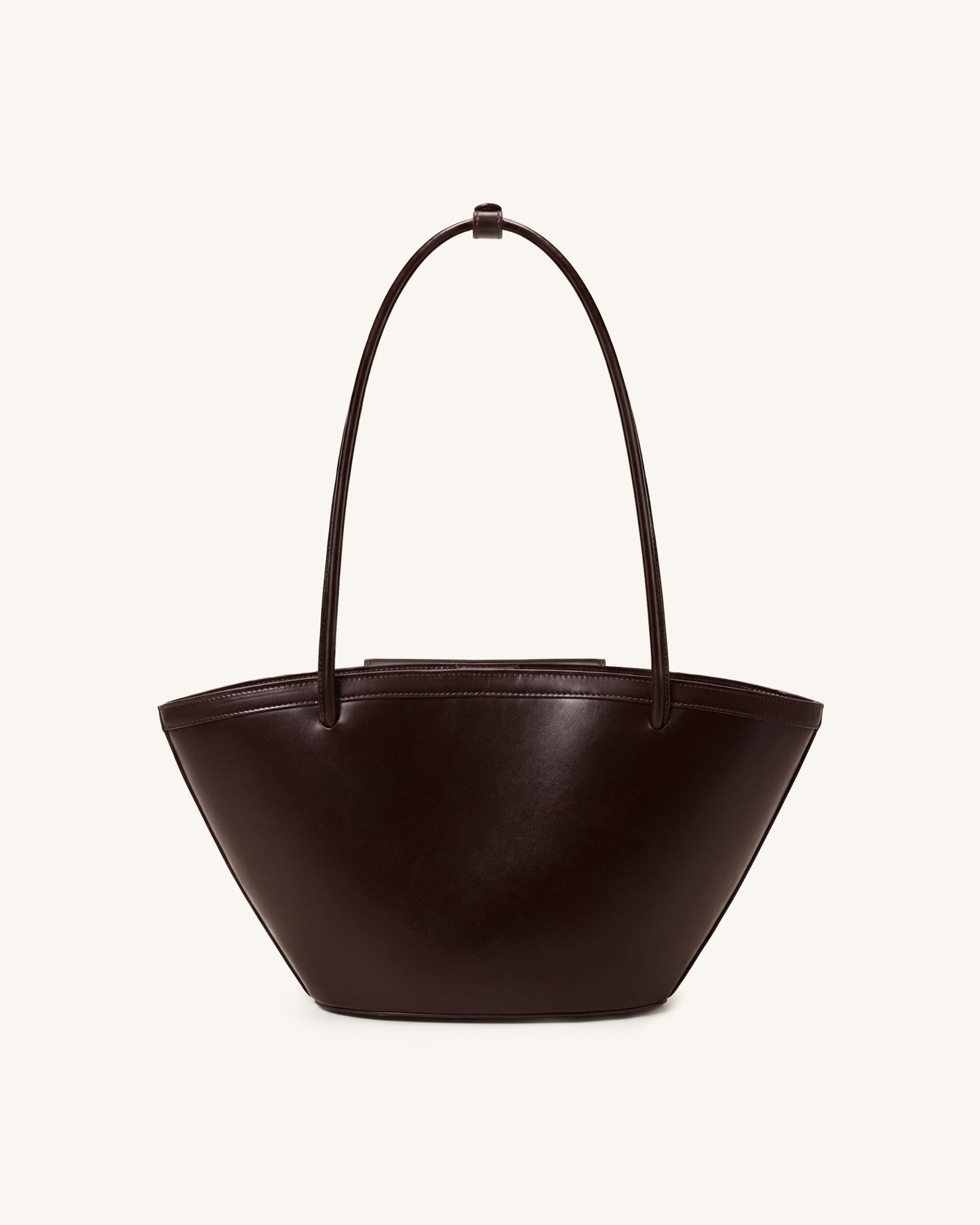 Corinne Pocket Tote Bag - Dark Brown