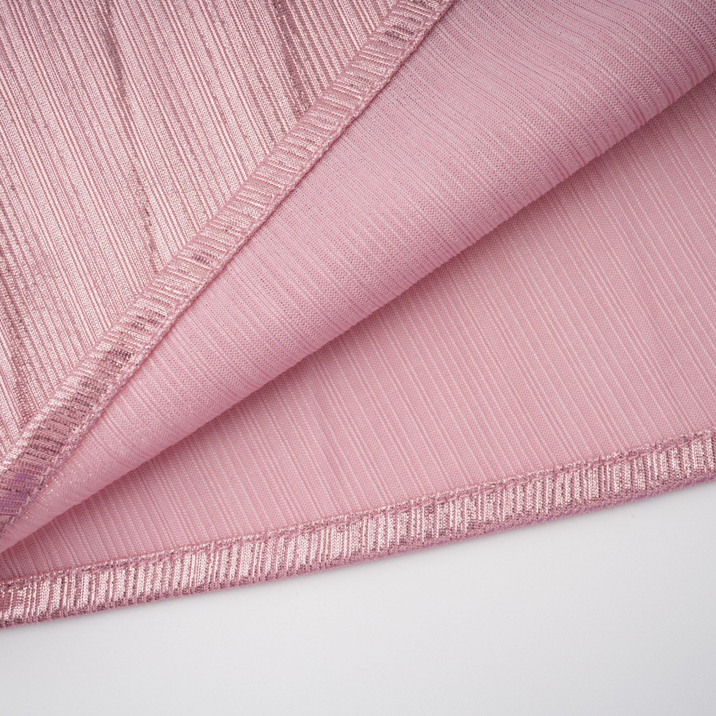 Alchimie Pink Glossy Pleated Maxi Dress