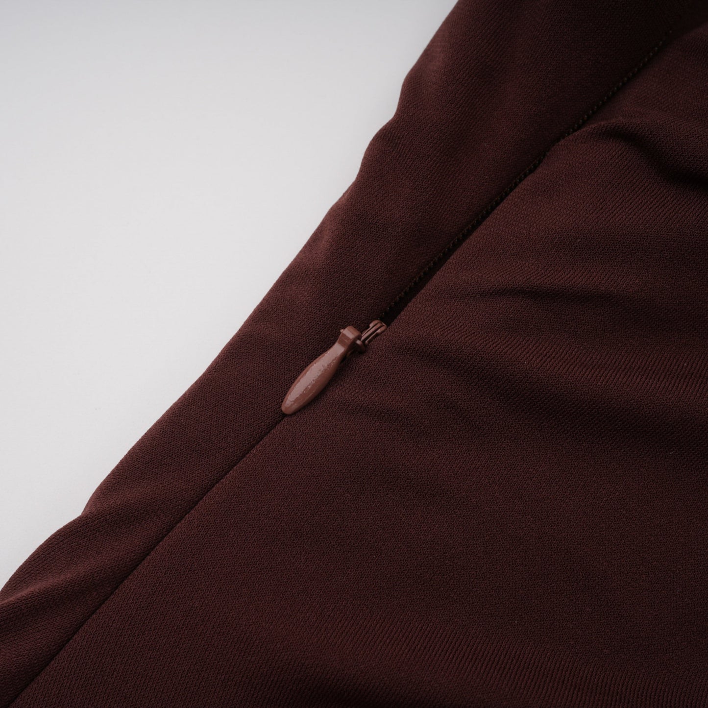 Amore Chocolate Brown One Shoulder Ruched Maxi Dress