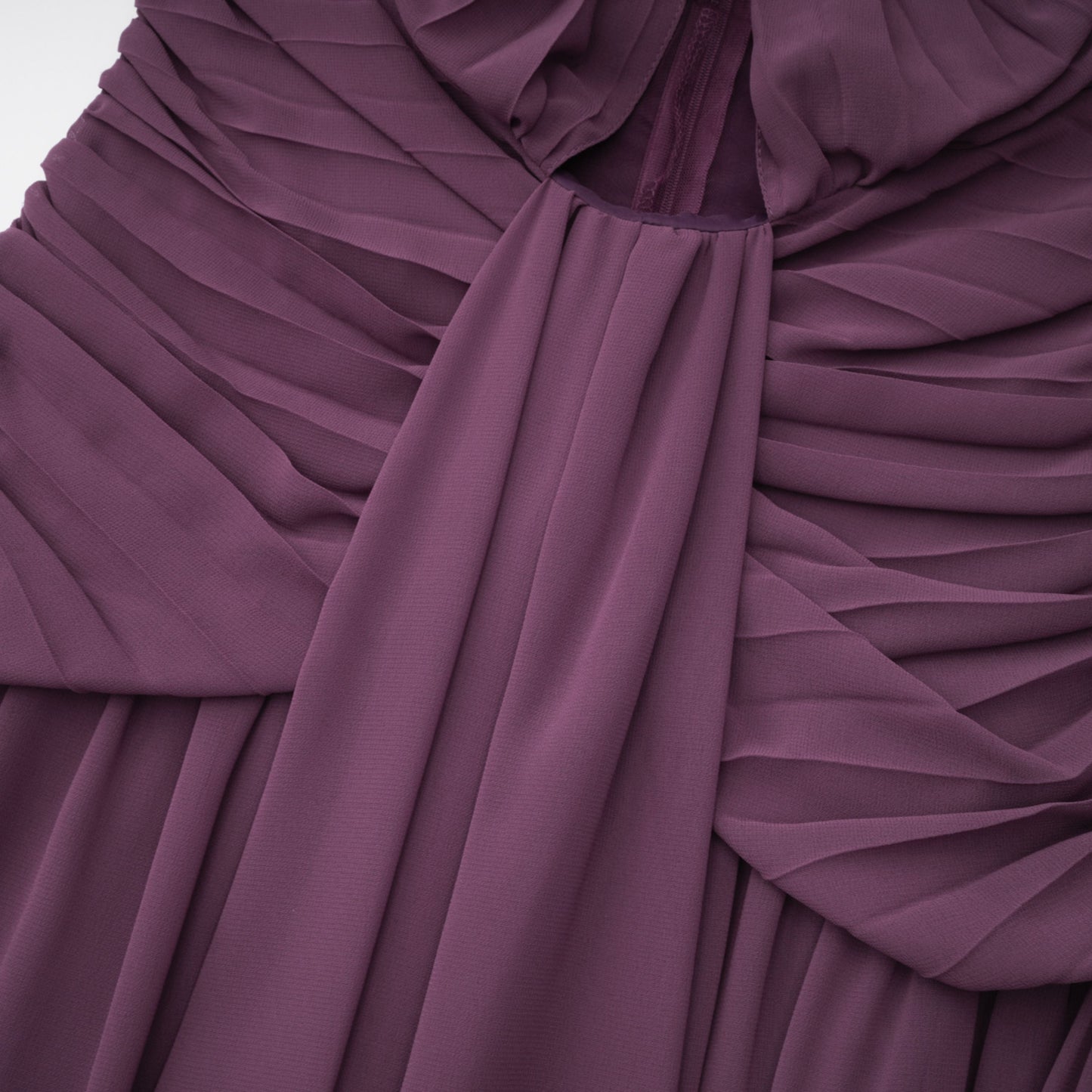 Annabelle Purple Off Shoulder Ruched Maxi Dress with Twist Front
