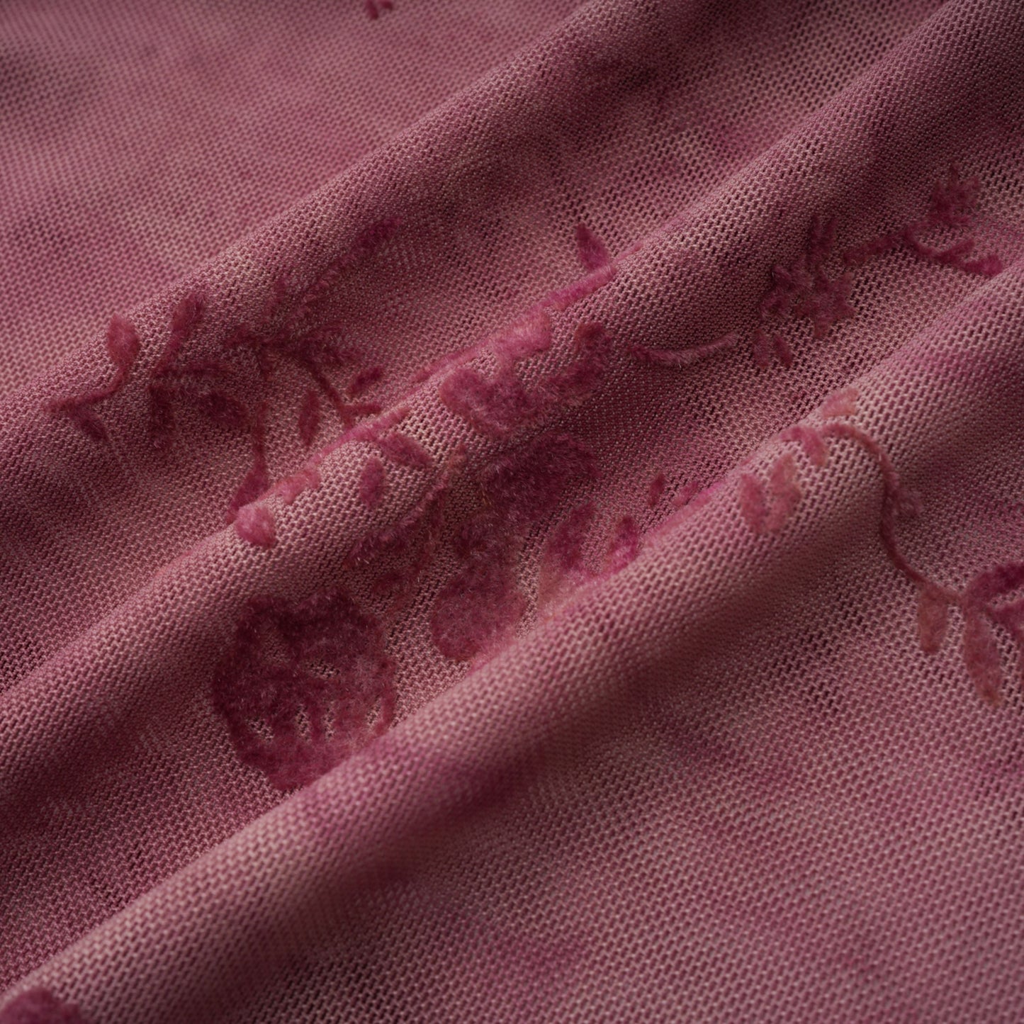 Ariadne Pembe Floklu Tül Maxi Elbise