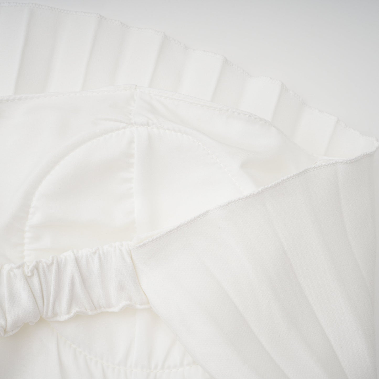 Carlotta White Shell Pleated Maxi Dress