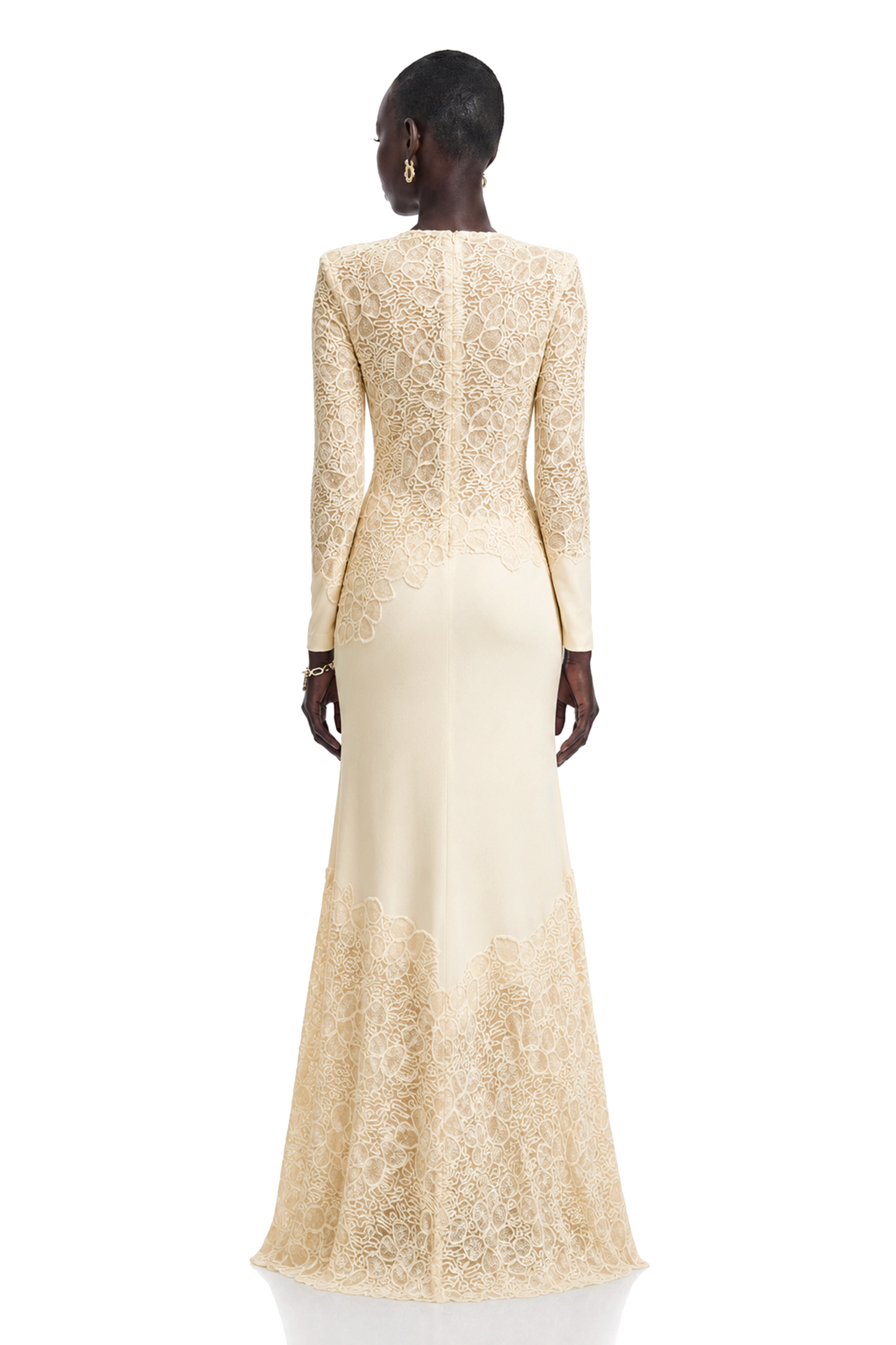 Mathilde White Embroidered Maxi Dress