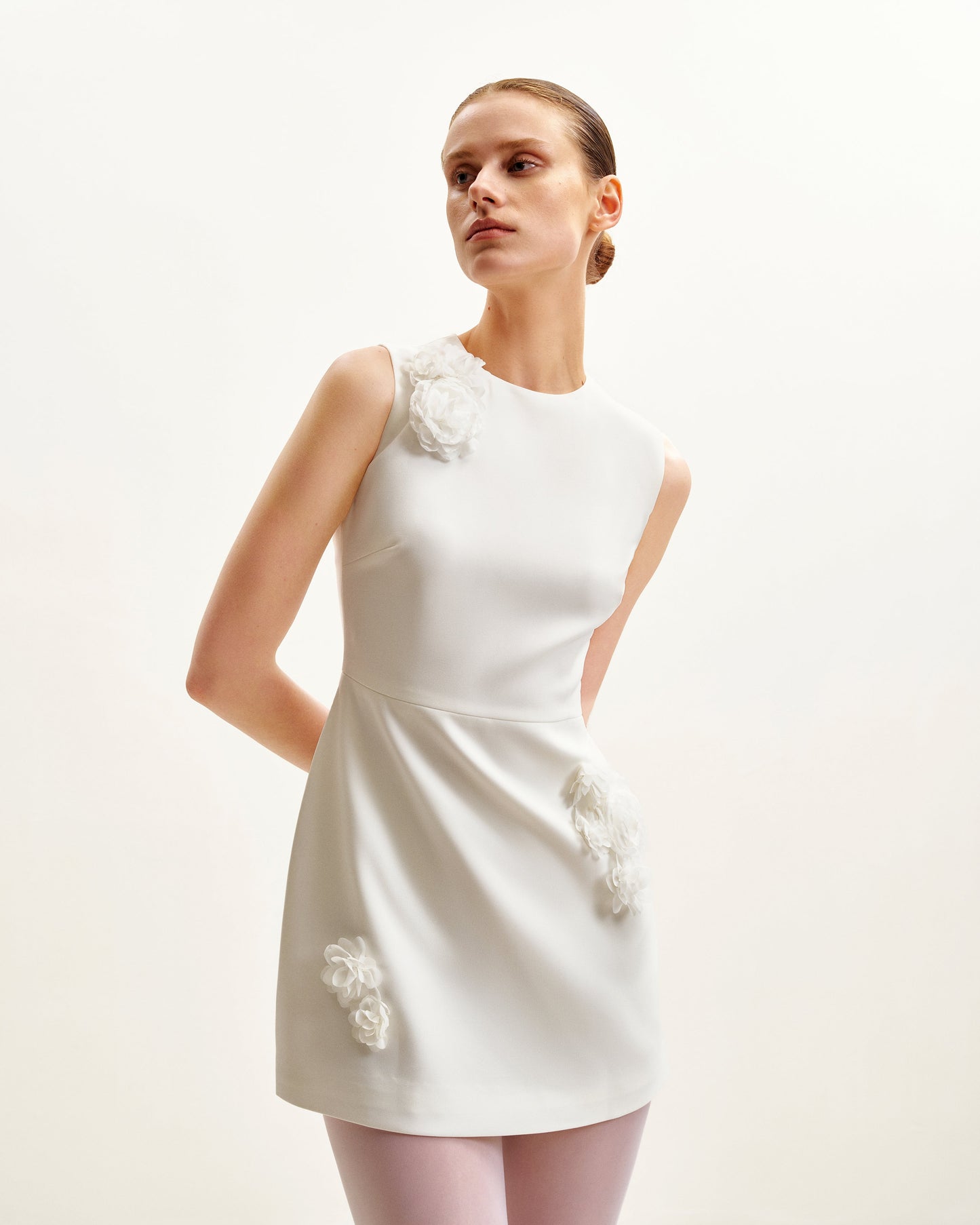 Blooming Beauty Abiye/Gece Elbise - Beyaz