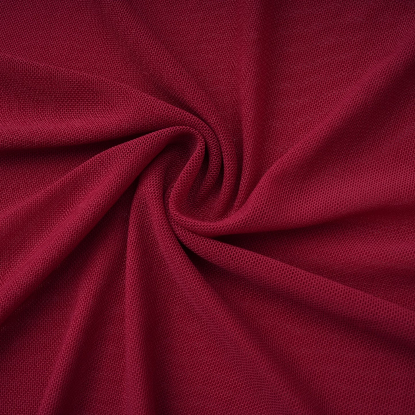 Sylphe Red Asymmetrical Ruched Mesh Maxi Dress