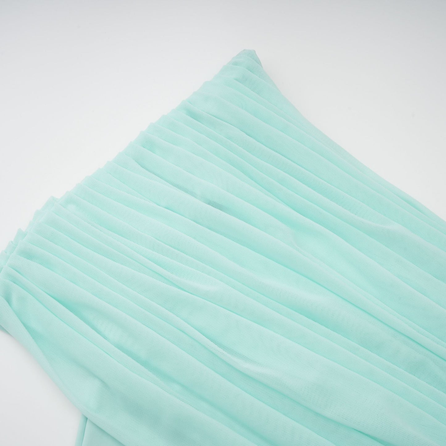 Katya Green Asymmetrical Gathered Maxi Dress