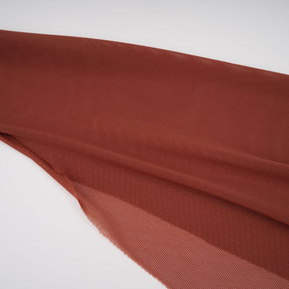 Danaé Brown Shirred-effect Draped Maxi Dress