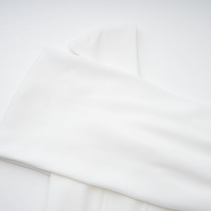 Solara White Draped Midi Dress