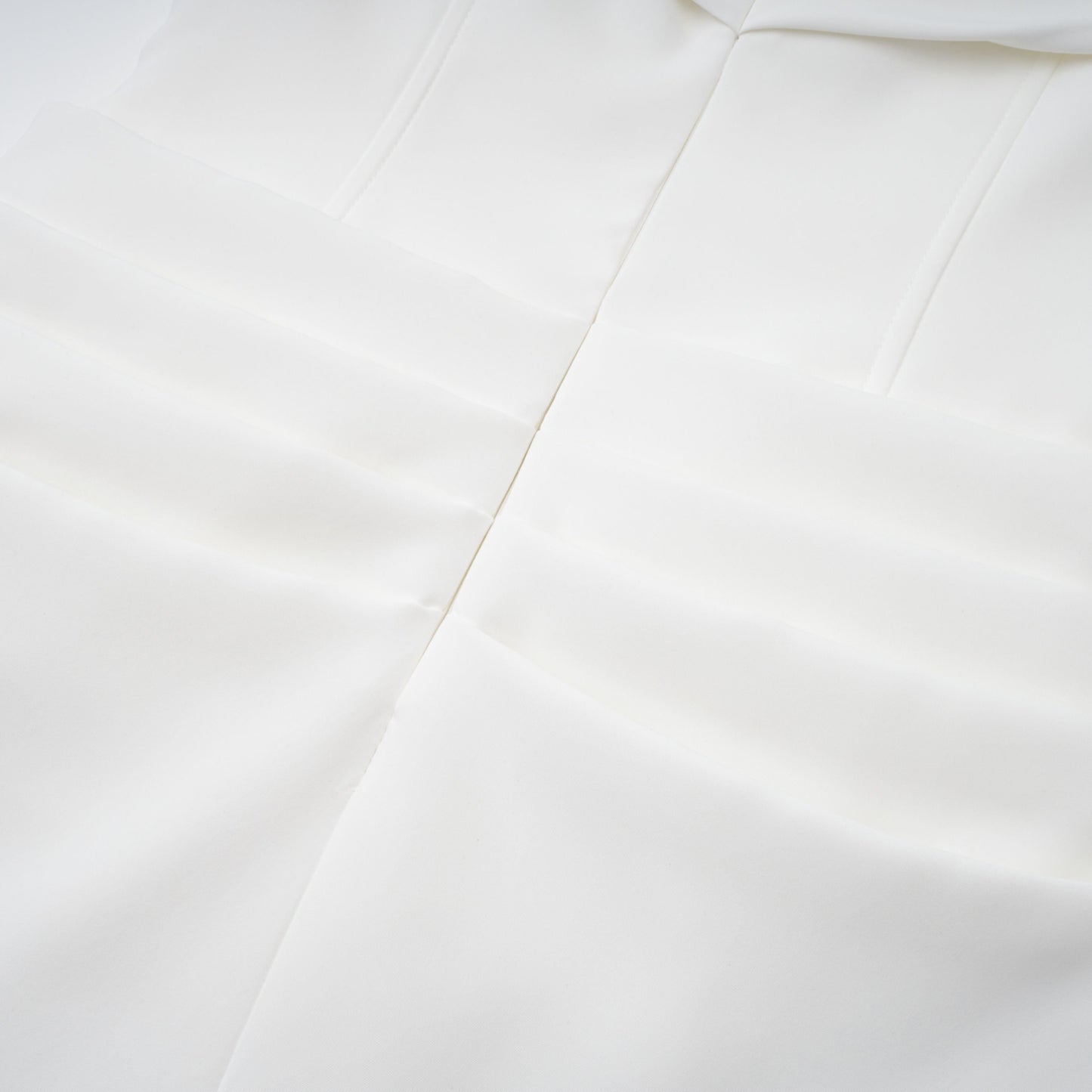 Solara White Draped Midi Dress