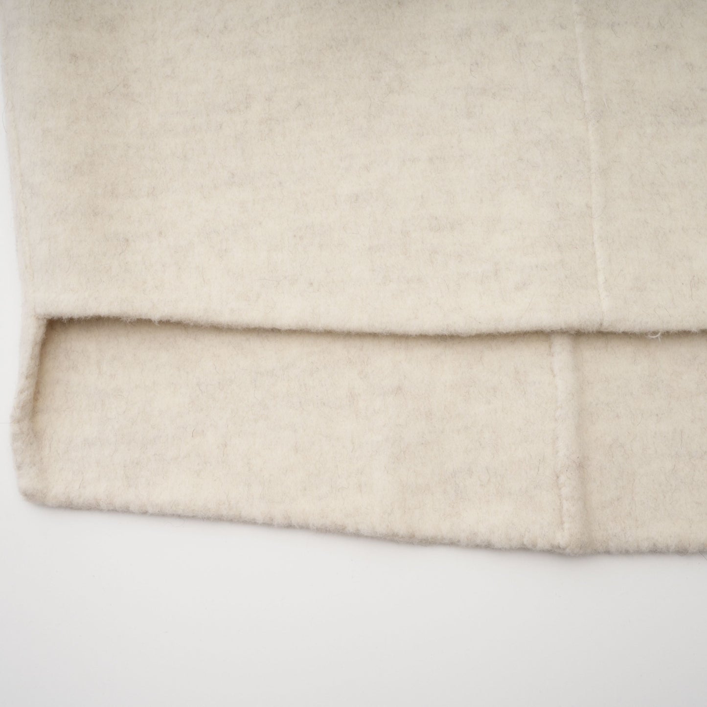 Cecilia White Belted Fur Trim Coat
