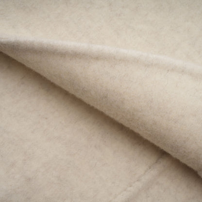 Cecilia Beyaz Kuşaklı Kürklü Mont