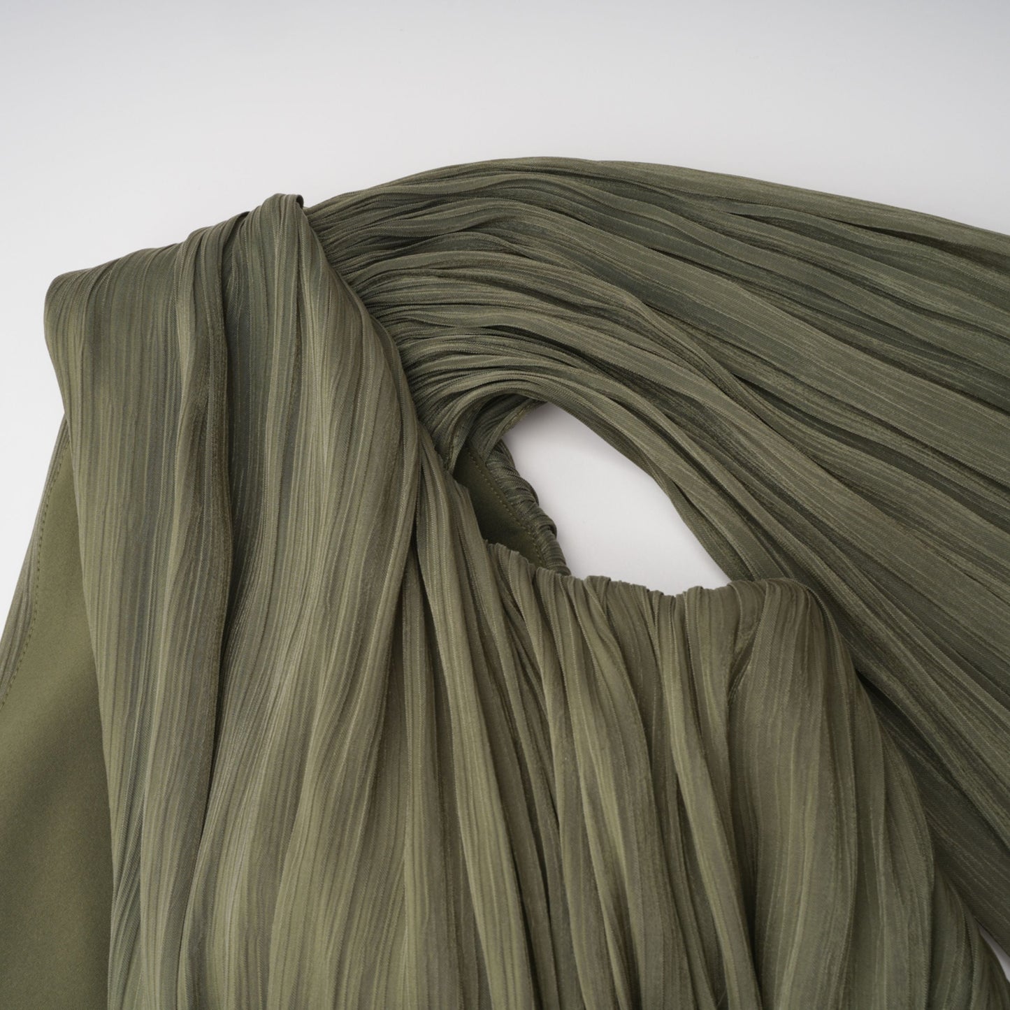 Katrin Green One Shoulder Ruched Maxi Dress