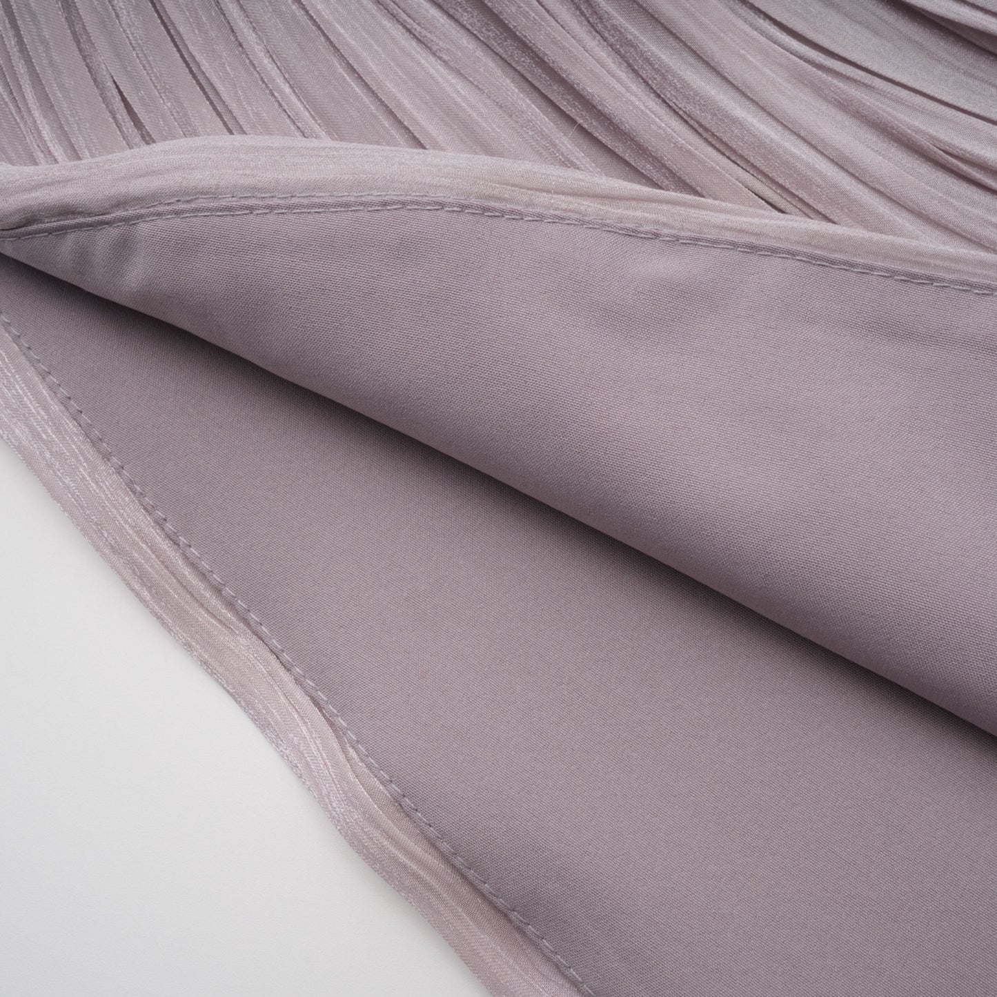 Nerida Silver Turtleneck Ruched Maxi Dress