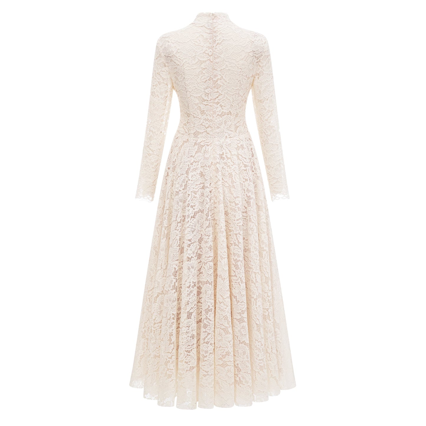 Oliana Ivory Lace Maxi Gown
