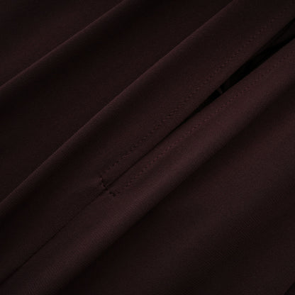 Honoria Chocolate Brown Off Shoulder Maxi Dress