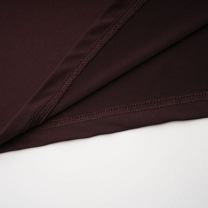 Honoria Chocolate Brown Off Shoulder Maxi Dress