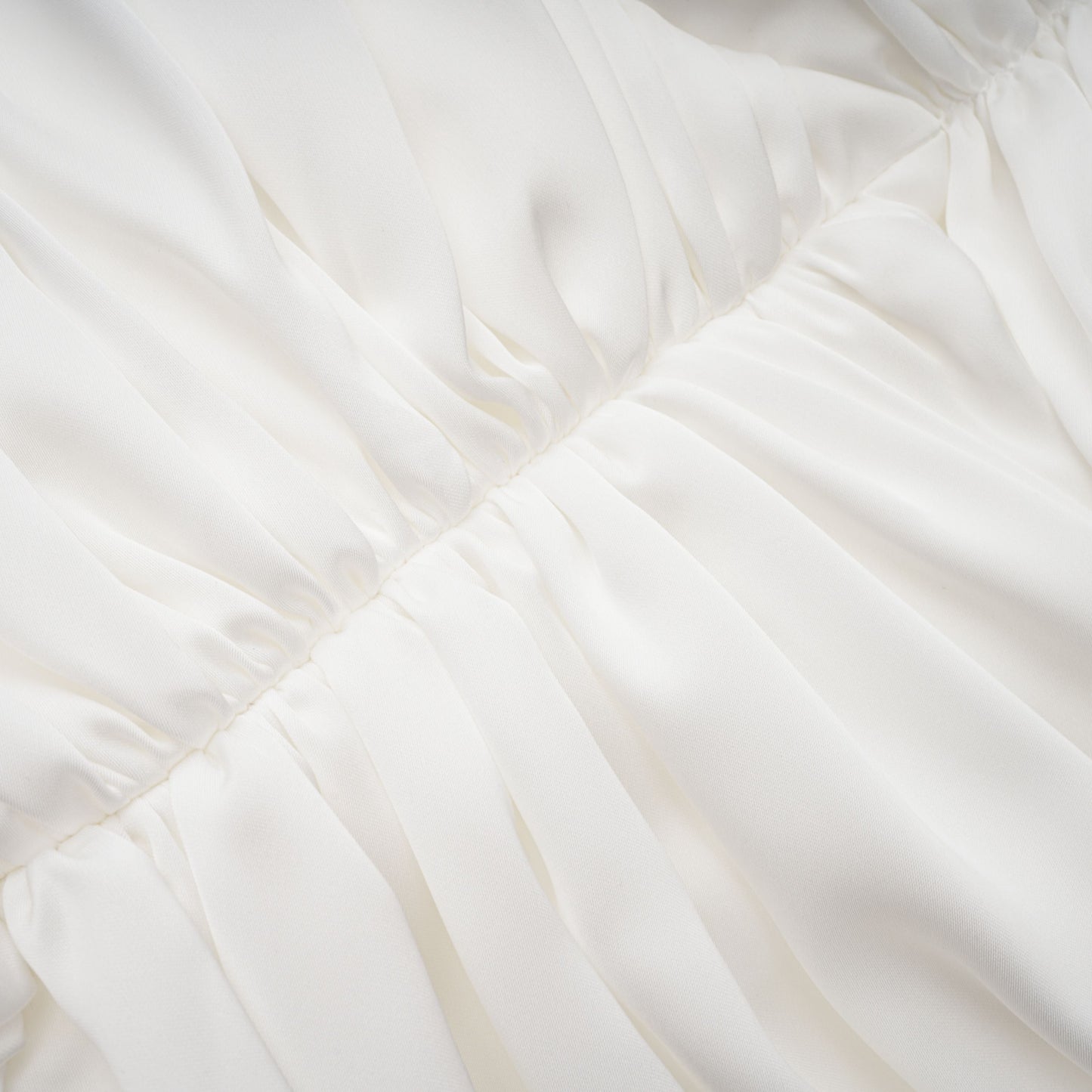Palesa White Pleated Glossy Maxi Dress & Cape Set