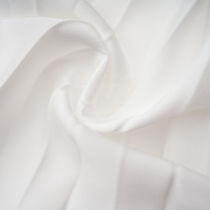 Palesa White Pleated Glossy Maxi Dress & Cape Set