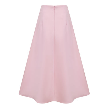 Eira Pink Peter Pan Collar Jacket & Skirt Set