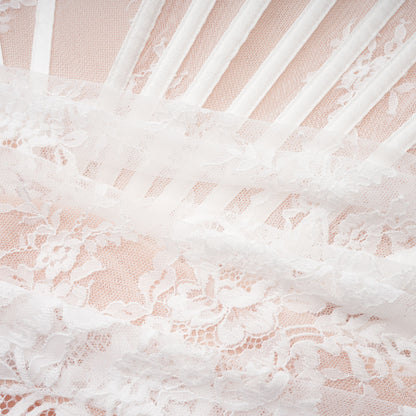 Margherita White Floral Lace Dress & Skirt Set