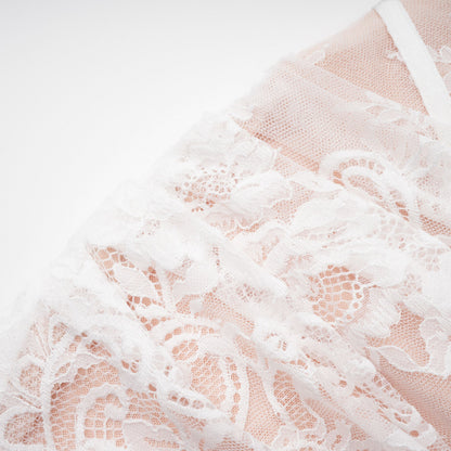 Margherita White Floral Lace Dress & Skirt Set