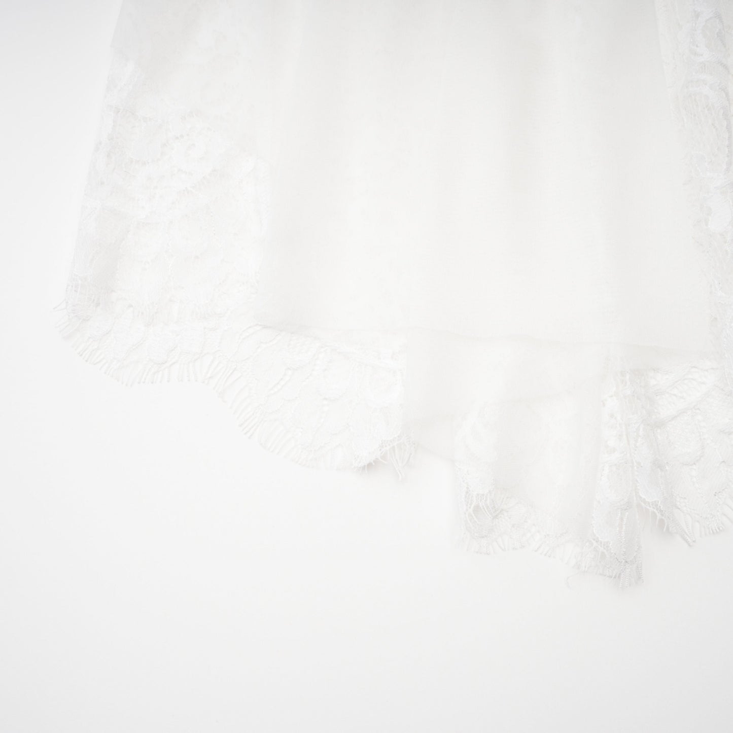 Margherita White Floral Lace Dress & Skirt Set