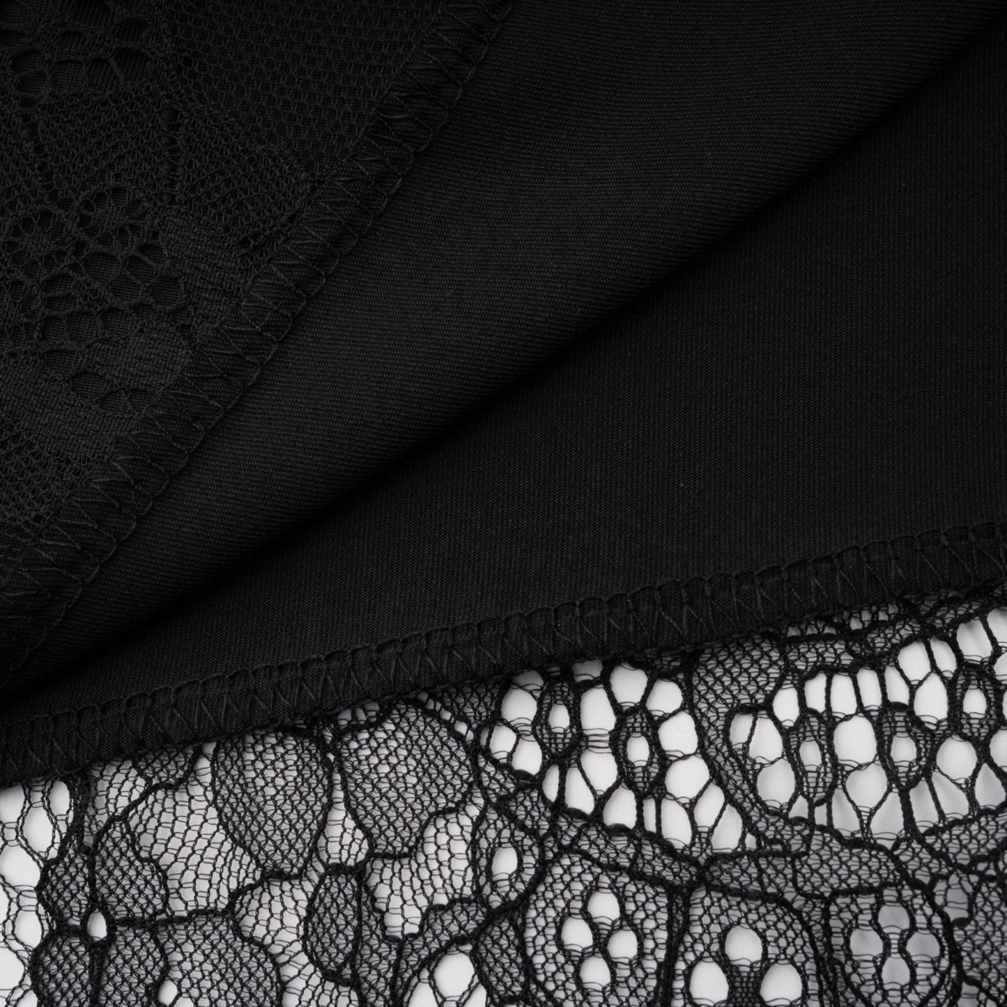 Alvaro Black Lace Shawl & Dress Set