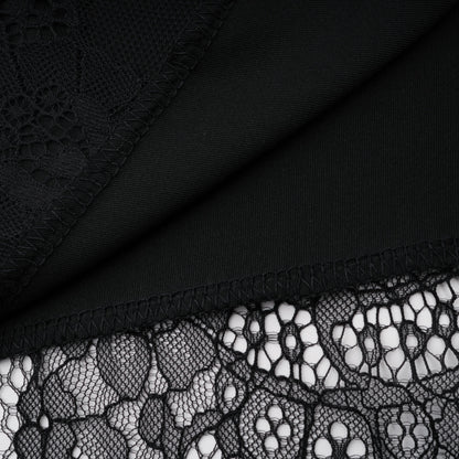 Alvaro Black Lace Shawl & Dress Set