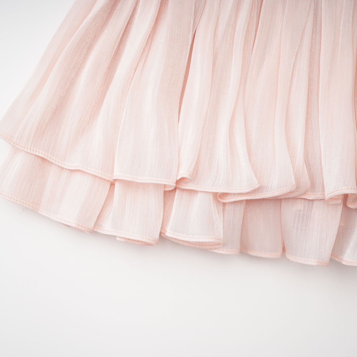 Bernice Pink Glossy Cape & Dress Set