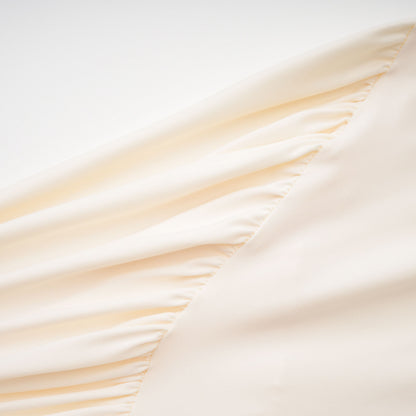 Harriet White Cut Out Ruched Maxi Dress