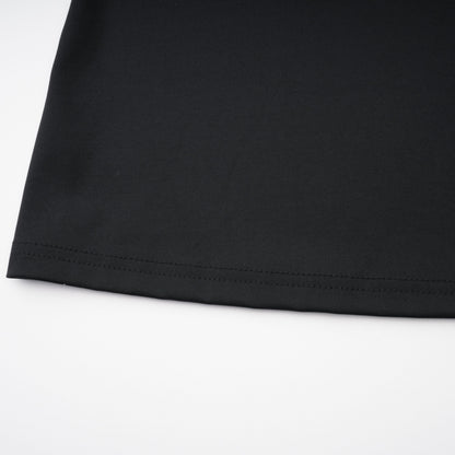 Andrea Black Keyhole Maxi Dress with High Thigh Slit