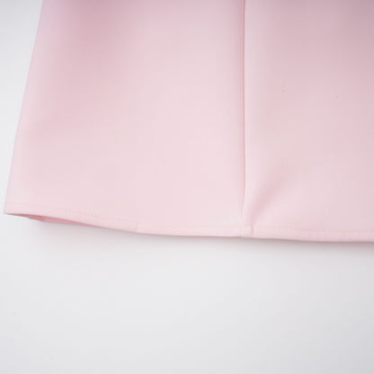 Eira Pink Peter Pan Collar Jacket & Skirt Set