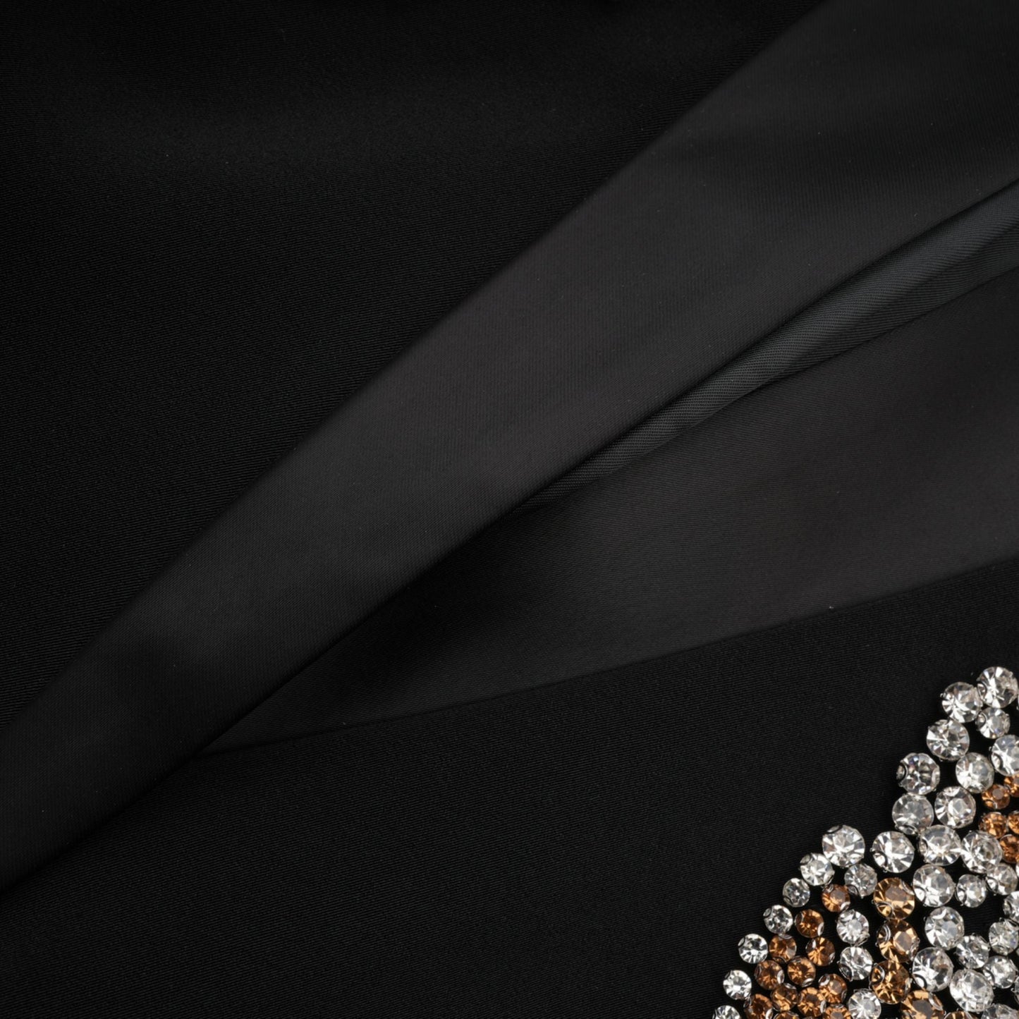 Delphine Black Embellished Jacket & Trousers Matching Set