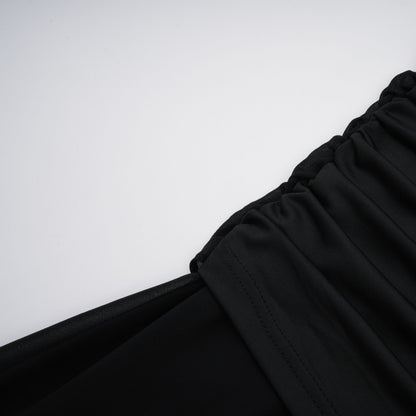 Tiziana Black One Shoulder Cut Out Maxi Dress