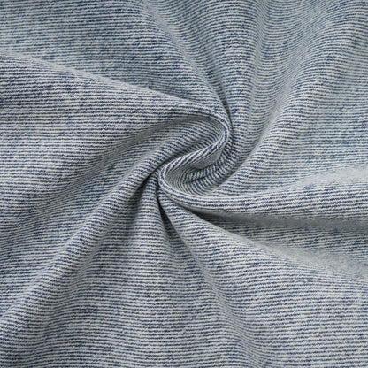 Daphné Mavi Kristal Kolsuz Denim Mini Elbise