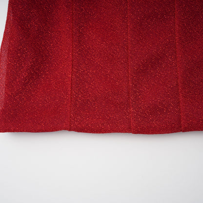 Orabelle Red Brilliance Drop Shiny Dress