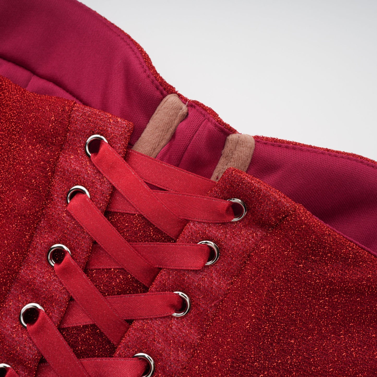 Orabelle Red Brilliance Drop Shiny Dress
