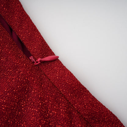 Orabelle Red Brilliance Drop Shiny Dress