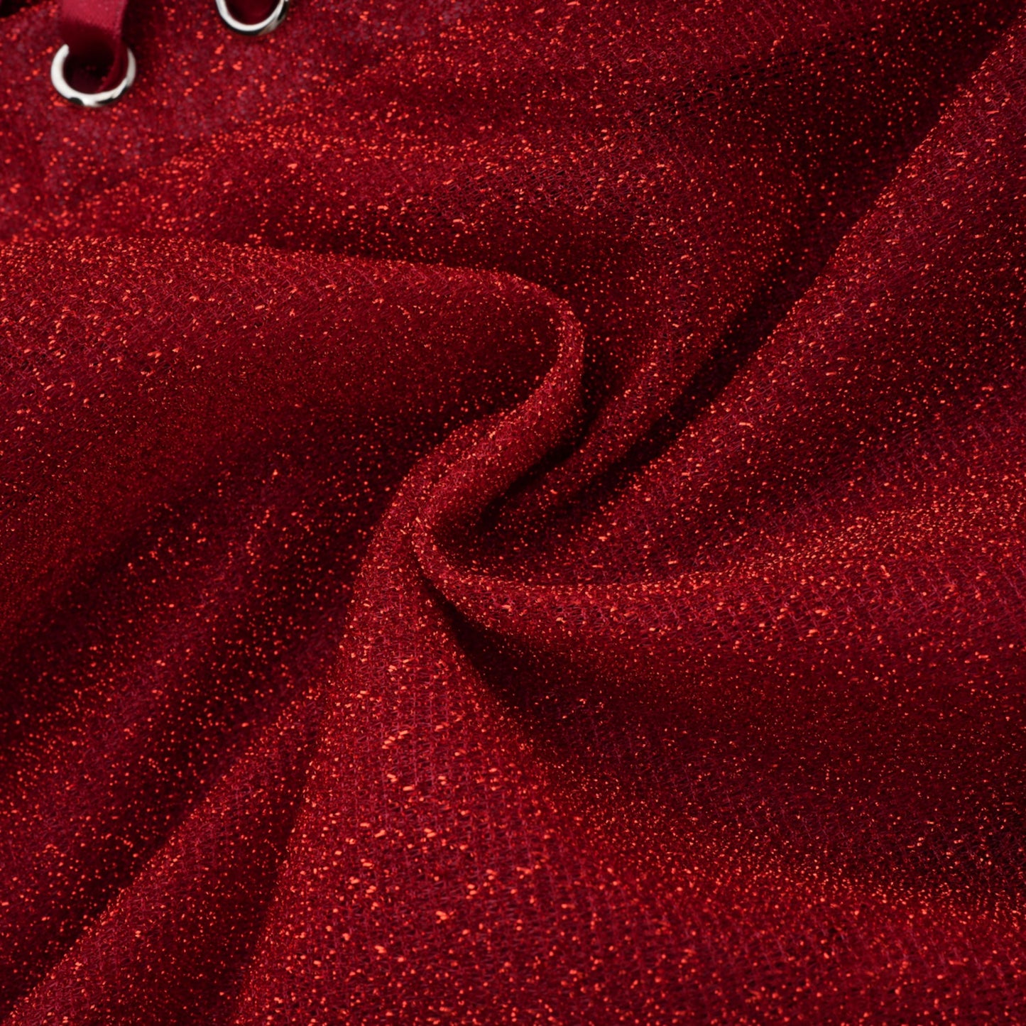 Orabelle Red Brilliance Drop Shiny Dress