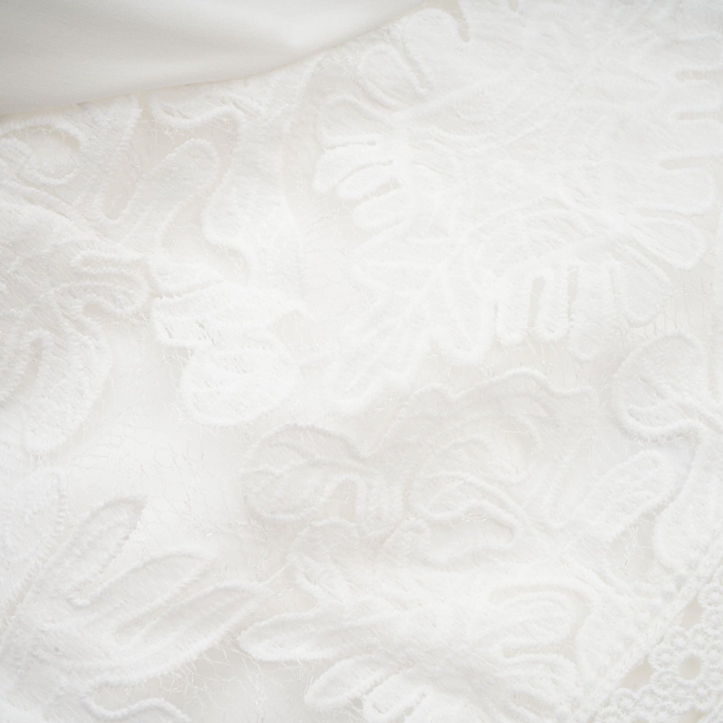 Madeleine White Paneled Embroidered Midi Dress