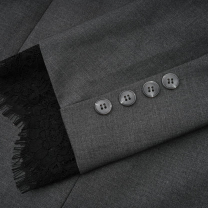 Dianthe grisi dantel panelli blazer
